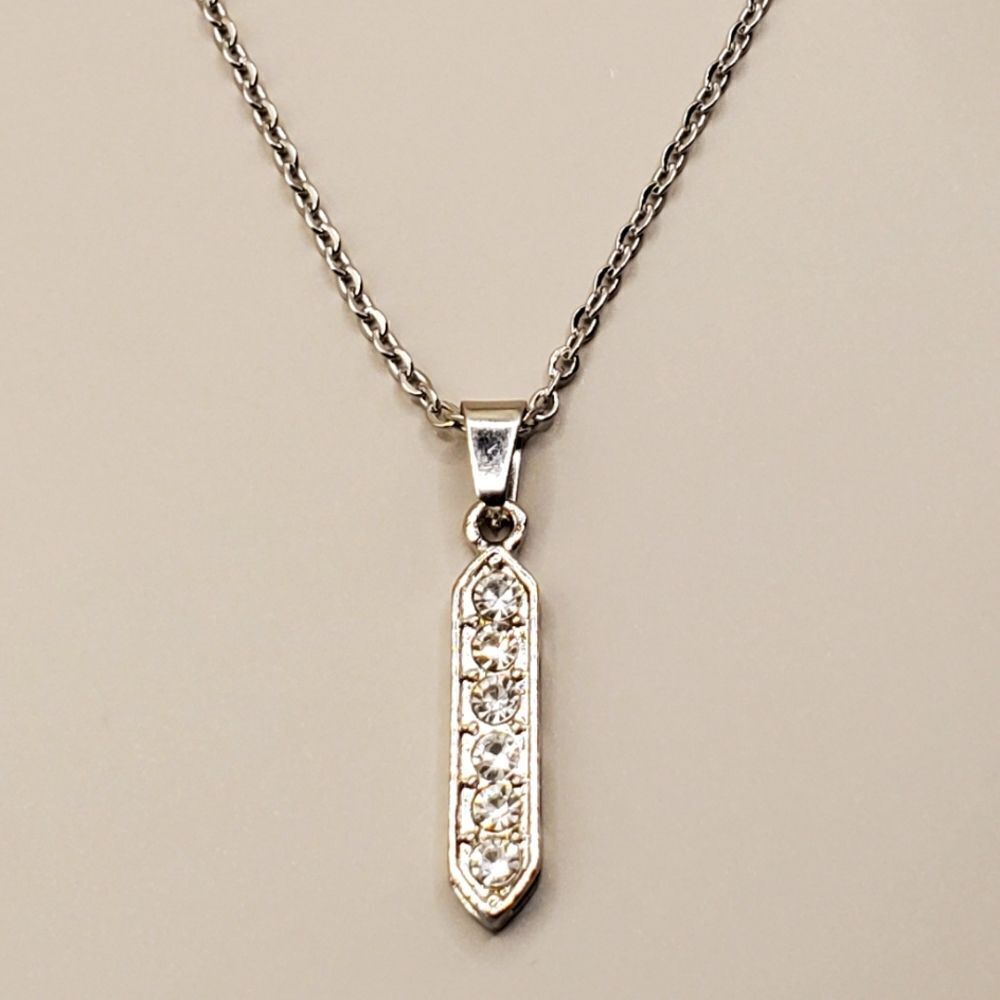 925 Sterling Silver Diamond Pendant Necklace - Women's Jewelry - Picture 3 of 9